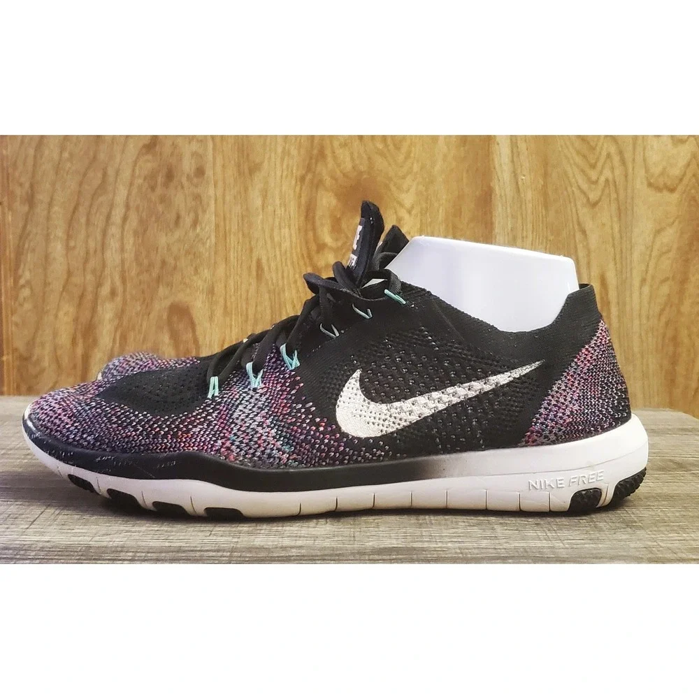 Nike Free Flyknit‎ Focus 2 Running Shoes Women's Size 9 Multicolor